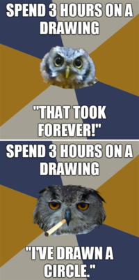 Art Student Owl