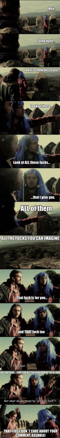 Look At All The Fucks I Give