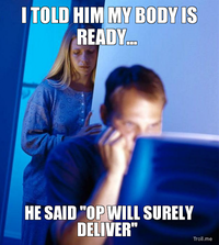 Waiting for OP/OP Will Surely Deliver