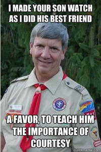 Harmless Scout Leader / Creepy Scoutmaster