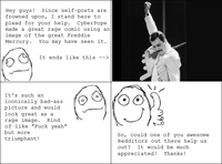Freddie Mercury Rage Pose