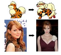 Celebrity Pokemon Evolutions
