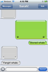 iPhone Whale