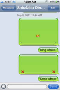 iPhone Whale