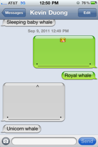 iPhone Whale