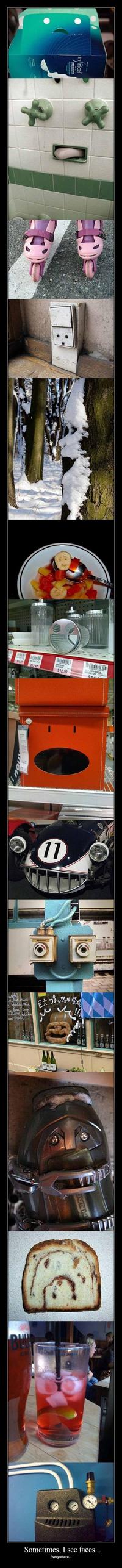 Things With Faces (Pareidolia)