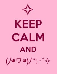Keep Calm and Carry On