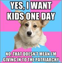 Critical Feminist Corgi