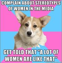 Critical Feminist Corgi