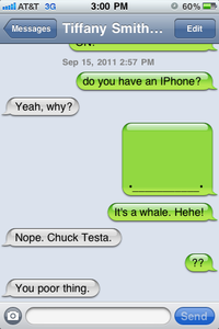 iPhone Whale