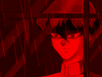 Season 0 Kaiba Staring At the Rain Through a Window