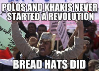 Bread Helmet Man