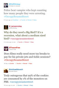 #OccupySesameStreet