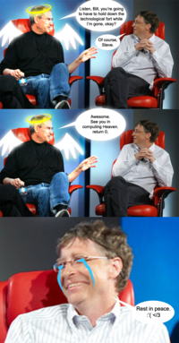 Steve Jobs/Bill Gates Comic