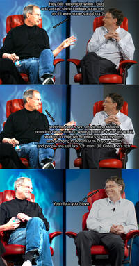 Steve Jobs/Bill Gates Comic