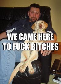 Came Here To Fuck Bitches