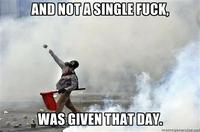 And Not a Single Fuck Was Given That Day
