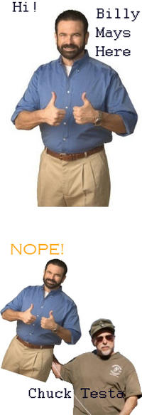 Nope! Chuck Testa