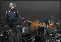 Casually Pepper Spray Everything Cop