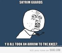 I Took an Arrow in the Knee