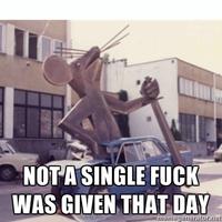 And Not a Single Fuck Was Given That Day