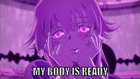 Mirai Nikki Yandere Face/ “Ecstatic Yandere Pose” (恍惚のヤンデレポーズ)