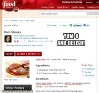 Food Network Recipe Reviews