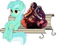 Sitting Lyra