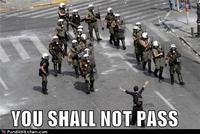 You Shall Not Pass!!!
