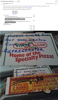Special Instructions