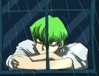 Season 0 Kaiba Staring At the Rain Through a Window