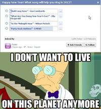 I Don't Want to Live on This Planet Anymore