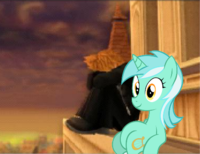 Sitting Lyra