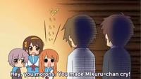 X Made Mikuru Cry!