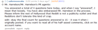 Woody Harrelson Reddit AMA