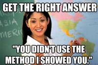 Unhelpful High School Teacher