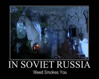 In Soviet Russia...