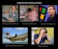 What People Think I Do / What I Really Do