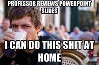 Lazy College Senior