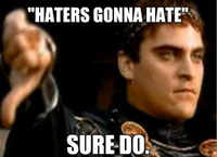 Downvoting Roman / Commodus Thumbsdown