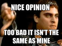 Downvoting Roman / Commodus Thumbsdown