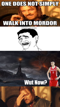 One Does Not Simply Walk into Mordor
