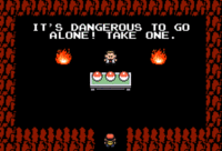 It's Dangerous to Go Alone! Take This