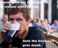 Lazy College Senior