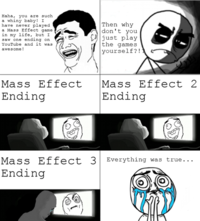 Mass Effect 3 Endings Reception