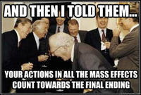 Mass Effect 3 Endings Reception