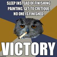 Art Student Owl