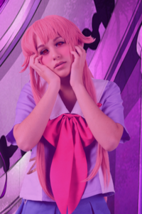 Mirai Nikki Yandere Face/ “Ecstatic Yandere Pose” (恍惚のヤンデレポーズ)