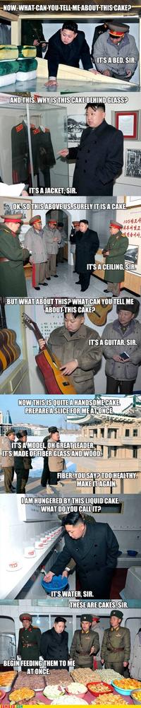 Hungry Kim Jong-un