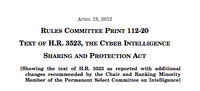 Cyber Intelligence Sharing and Protect Act (CISPA)